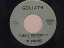 THE VULCANES Goliath 45 Public Record #1,Stomp Sign