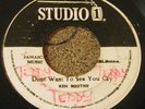 KEN BOOTHE Dont Want Cry  STUDIO ONE Records REGGAE 45