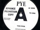Leonard Whiting  Piper RARE 1965 PYE DEMO 7