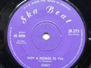 DANDY RUDY A MESSAGE TO YOU SKA BEAT ORIG 45 HEAR