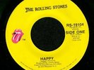 THE ROLLING STONES - HAPPY Rock Pop 45 HEAR