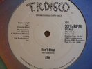 ISH don't stop TK DISCO COSMIC SYNTH BOOGIE 12