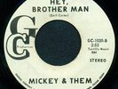 RARE FUNK 45*MICKEY & THEM-HEY BROTHER MAN*HEAR