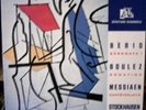 STOCKHAUSEN-BERIO-BOULEZ-MESSIAEN LP DOMAINE MUSICAL