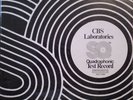 CBS Labs. SQ Quadraphonic Test Record (Quadro)