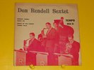 jazz EP PS DON RENDELL SEXTET rare UK TEMPO EXA 12