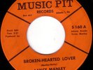 LANCE MANLEY Broken-Hearted Lover RARE TEEN R&B 45 Hear