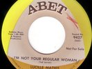 LUCILLE MATHIS Not Your Regular Woman RARE FUNK SOUL 45