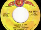 MOSES DILLARD & TEX-TOWN DISPLAY Thank God RARE SOUL 45