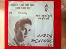 45 rpm RARE pop corn Regency LARRY MEADOWS teen PS