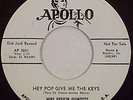 MIKE PEDICIN rockabilly 45 APOLLO 534 promo nice
