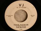 RARE THE BEATLES PLEASE PLEASE ME VJ 581 WHITE LABEL