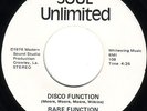 RARE FUNCTION Disco Function MONSTER 70's FUNK 45 *Hear