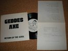 GEDDES AXE-RETURN OF... 7
