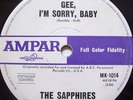THE SAPPHIRES 45 Gee Im Sorry Baby AUSSIE AMPAR MK-1014
