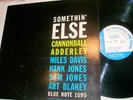 SOMETHIN' ELSE cannonball adderly miles davis BLUE NOTE
