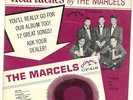 The Marcels Heartaches 45 Picture Sleeve Only