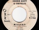 COOKIE SCOTT CHEVELLES Mislead RARE NORTHERN SOUL 45 DJ