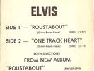 ELVIS PRESLEY PROMO PICTURE SLEEVE for 