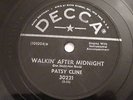 Patsy Cline 78 Walking After Midnight 1957 EX- HEAR IT