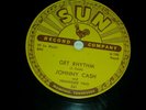 JOHNNY CASH I WALK THE LINE /GET RHYTHM SUN 241 78 MINT