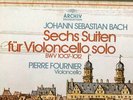 PIERRE FOURNIER/BACH 6 CELLO SUITES 3 LP BOX ON ARCHIV