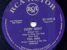 PAUL ANKA -EVERY NIGHT  -78 RPM BRAZIL VG+++ /NM RCA