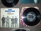 5 Beatles vinyl 45 singles,All my loving,She loves you,