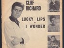 CLIFF RICHARD SHADOWS LUCKY LIPS RARE AUSSIE P/S 45