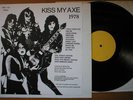 KISS-KISS MY AXE-V.RARE LIVE IN USA 1978 LP + GREAT P/C
