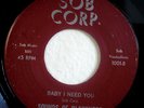 NORTHERN FUNK 45-SOUNDS OF BLACKNESS-BABY I NEED YOU /R