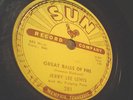 JERRY LEE LEWIS Great Balls Of Fire original SUN 78rpm