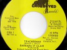 rare Soul Funk 45 BARBARA ST. CLAIR teacherman Listen