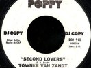 TOWNES VAN ZANDT 2nd Lovers unplayed US Rare Promo 45
