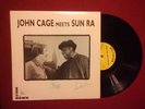 John Cage+Sun RA LP SIGNED by both SUN RA+CAGE rare