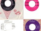(15) rock 45's w/book * rare Elvis EP, Gene Vincent etc