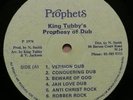 KING TUBBYS PROPHESY OF DUB. ORIG PROPHETS LP FROM 1976