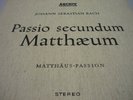 J.S. BACH Matthew Passion RICHTER 4LP ED1 DGG ARCHIV