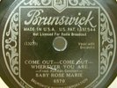 13)   78 RPM   BABY ROSE MARIE   BRUNSWICK 6570