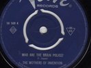 FRANK ZAPPA+MOTHERS 45 BRAIN POLICE 1966 HOLLAND RARE