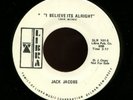 Modern Soul 45 JACK JACOBS I Believe It's Alright LIBRA