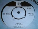 THE KINKS drivin UK PYE ORIG 1969 45 EX+
