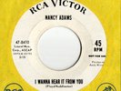 NORTHERN SOUL 45 Nancy Adams RCA 8410 WLP DJ Rare HEAR