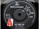 Beatles She Loves You UK 1963 FACTORY SAMPLE/DEMO 45 NM