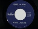 WANDA JACKSON Funnel Of Love ROCKABILLY DANCER 45