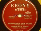 Ebony Records 78rpm Birmingham Junior & His Lover Boys