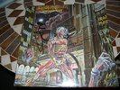 IRON MAIDEN RECORD SOMEWHERE IN TIME SIGNED LP EX COND
