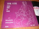BAM  FRANCIS POULENC  plays  SATIE  /ART COVER  PICASSO