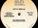 LETTA MBULU - KILIMANJARO 1981 Massive Afro-Boogie HEAR