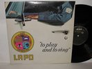 Funk LP LAPD on L.A. International To Play And To Sing